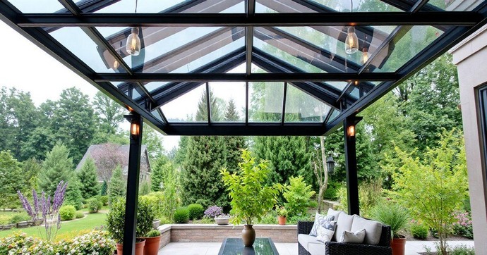 Cobertura de vidro para quintal: elegância e proteção