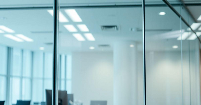 Divisória em vidro temperado: Estilo e Funcionalidade