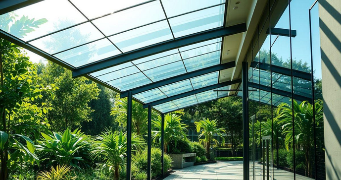 Cobertura de Corredor com Vidro: Estilo e Proteção