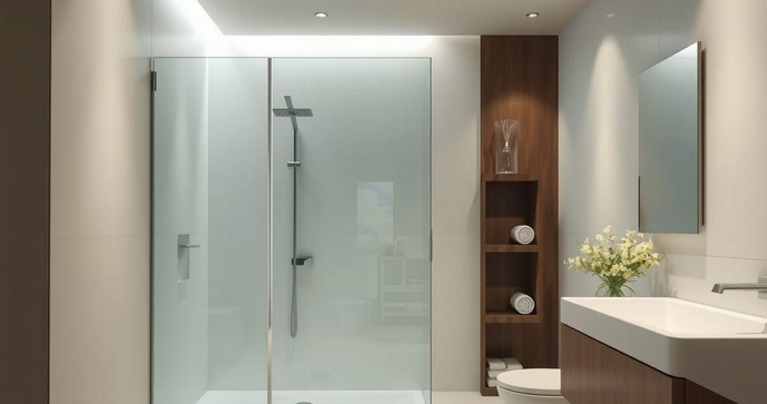 Divisória de vidro para banheiro: elegância e funcionalidade em seu espaço