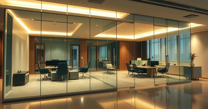 Divisória de vidro temperado: Elegância e Segurança