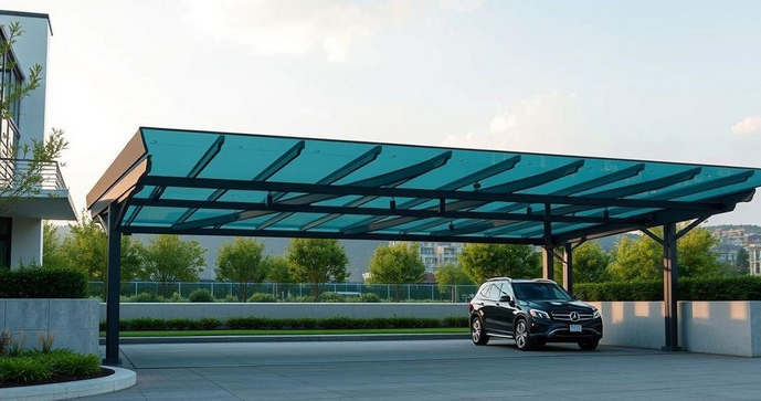 Cobertura de vidro para garagem é a solução ideal para proteção e estética