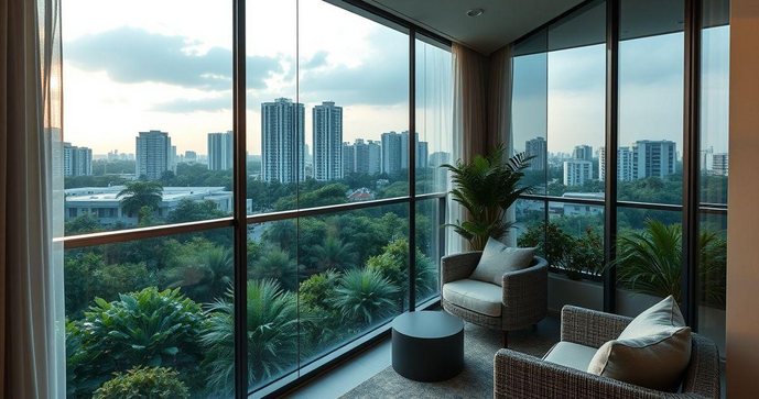 Como Escolher o Melhor Fechamento para Varanda com Cortina de Vidro