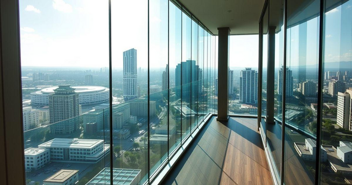 Transforme sua varanda com vidraçaria inovadora e prática