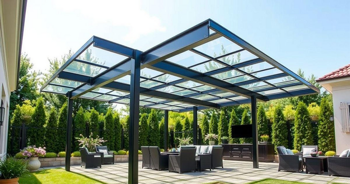Cobertura de vidro para quintal: Seu espaço externo elegante