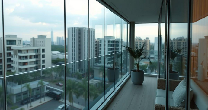 Como Escolher Vidraçaria para Fechamento de Varanda e Garantir Conforto