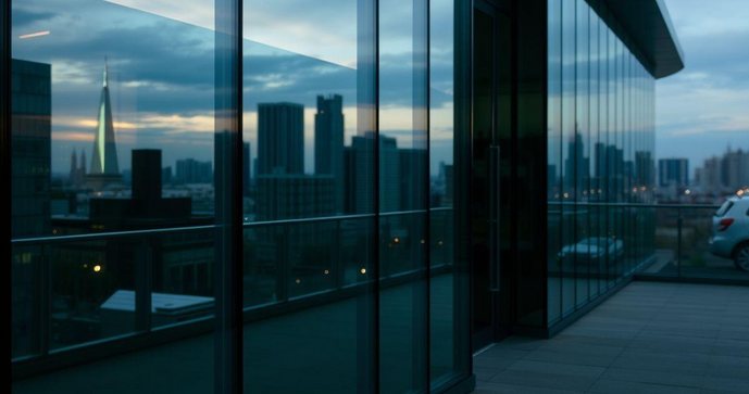 Fachada de vidro espelhado: A estética e a eficiência