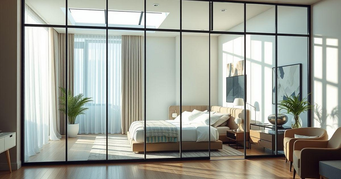 Divisória de Vidro para Quarto: Transforme Seu Espaço com Estilo e Funcionalidade