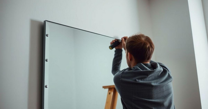 Montagem de Espelho: Dicas Práticas para uma Instalação Perfeita