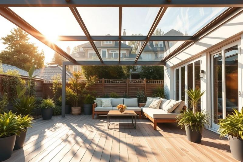 Cobertura de vidro para quintal transforma seu espaço externo em um ambiente elegante e funcional