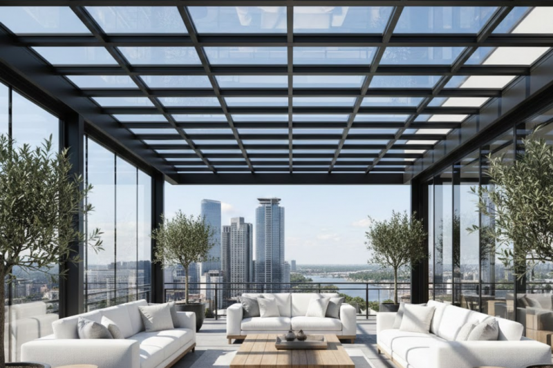 Vantagens da Cobertura em Vidro para Transformar Seus Espaços