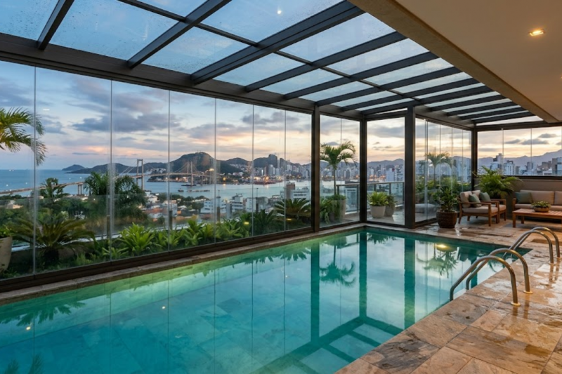 Cobertura de Vidro para Piscina Vitória: Dicas Essenciais para Escolher