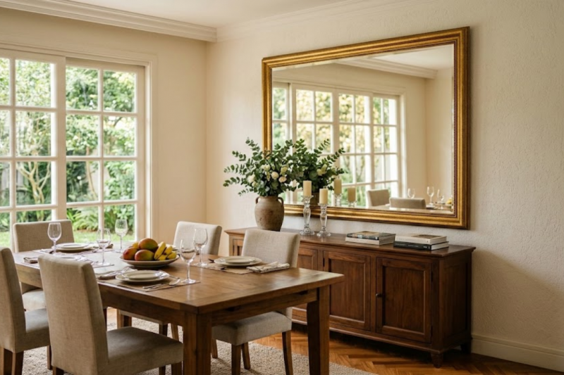 Guia Completo para Escolher o Espelho Ideal para Sua Sala de Jantar