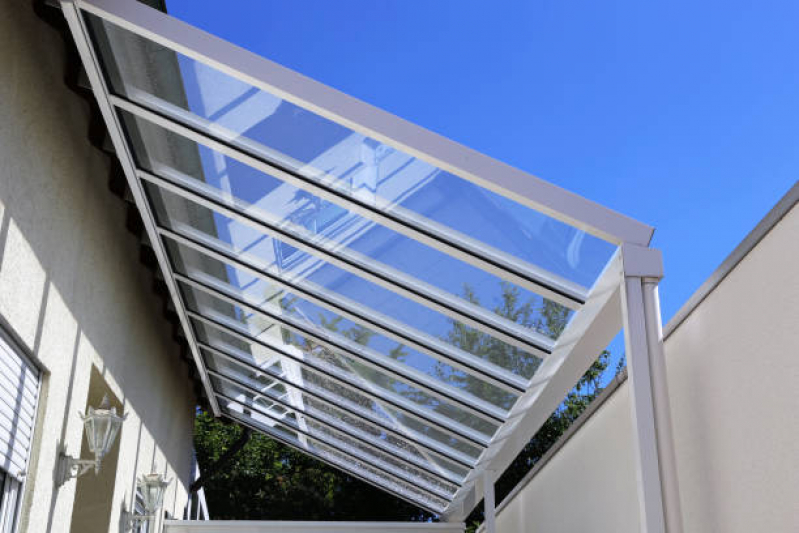 Cobertura de Vidro para Escada Externa Preço João Goulart - Cobertura em Vidro Retratil Vitória